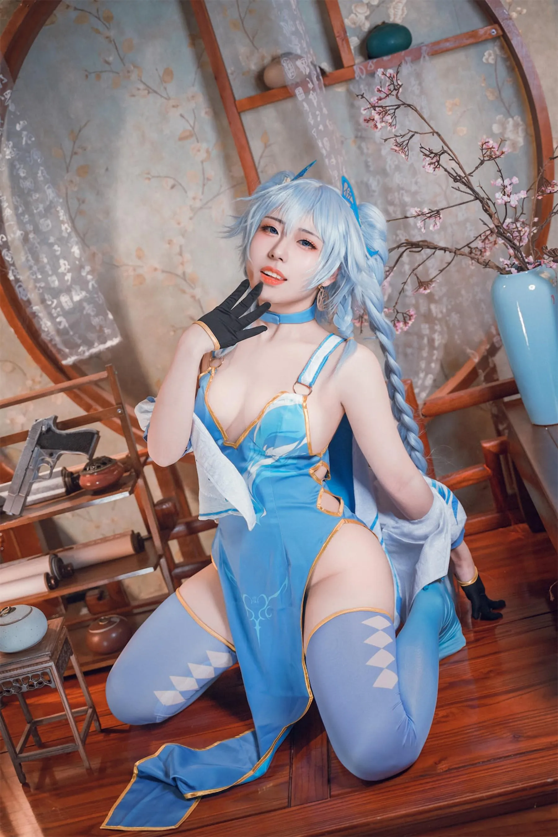 虎森森 – NO.17 少女前线 翠雀媚 [41P]插图3